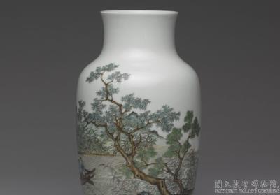 图片[2]-Vase with “Brewing Tea on a Boat” motif in yangcai painted enamels, Qianlong reign (1736-1795), Qing dynasty-China Archive